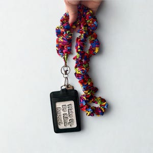 Cordino Consapevolezza Autismo 20mm Con Gancetto Di Sicurezza – Puzzle Colorato - 4