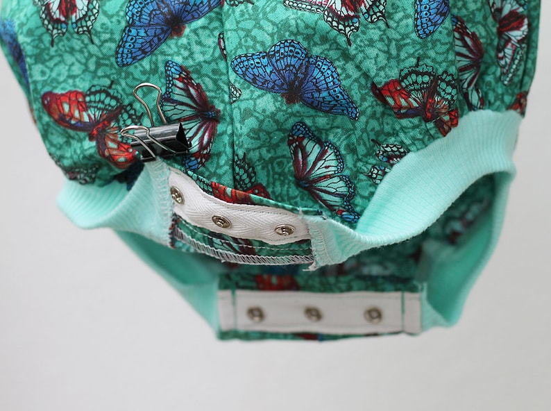 Aqua Butterfly Baby Bubble Romper Girl Baby Romper Unique Baby Clothes New Baby Girl Gift Baby Girl Clothes Hipster Baby Girl Outfit