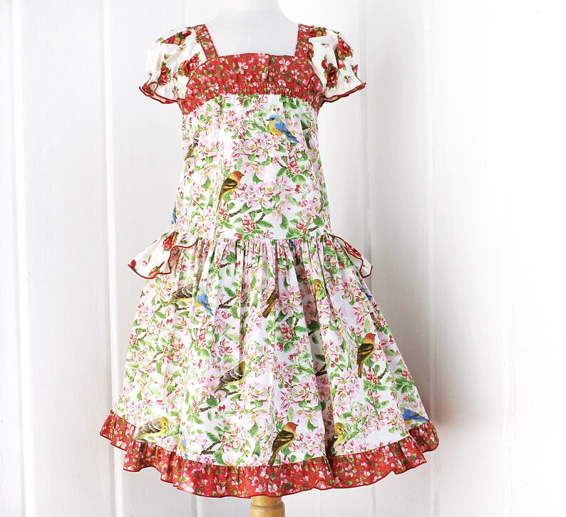 Girls Easter Dress Size 2t 3t 4t 5 6 7 8 10 12 14 16 Cotton Etsy