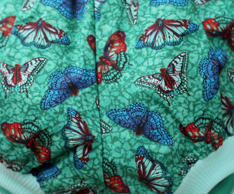 Aqua Butterfly Baby Bubble Romper Girl Baby Romper Unique Baby Clothes New Baby Girl Gift Baby Girl Clothes Hipster Baby Girl Outfit