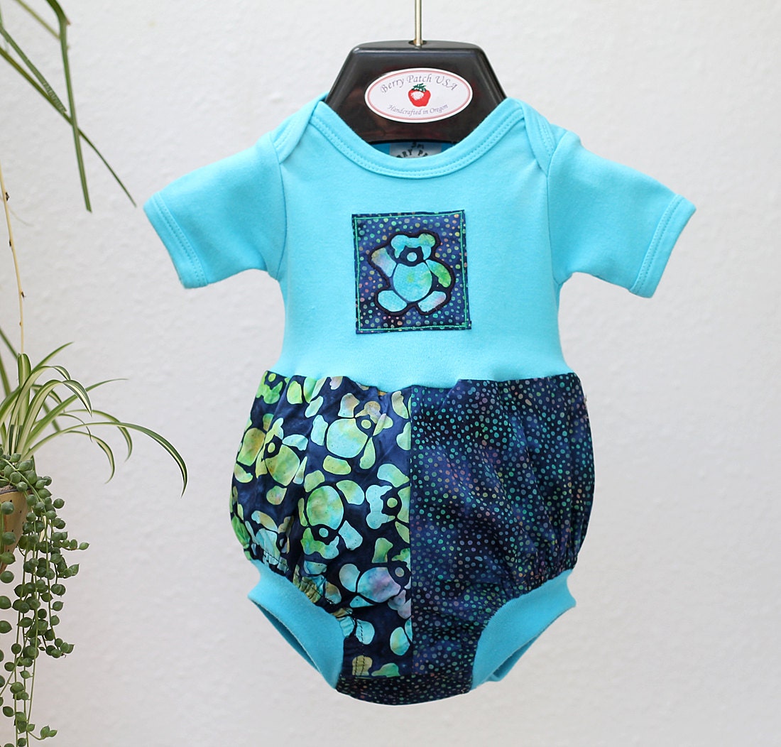 Imported Romper For Baby boy In Teddy Bear Design Maroon Color