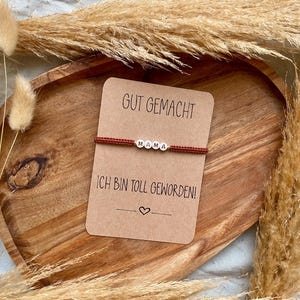 Geschenkkarte mit Armband I MAMA I Versch. Farben l Karte I beste Mama I HERZ I Danke Mama I Muttertag I kleine Freude I Geschenk