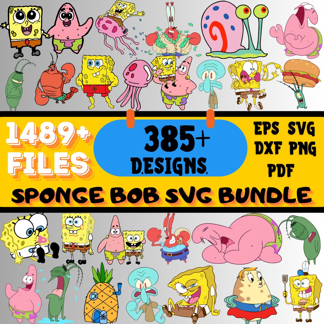 Spongebob Svg , Spongebob Cartoon Moovie Svg, Sponge Bob PNG, Sponge