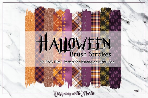 Halloween Brush Strokes vol. 1