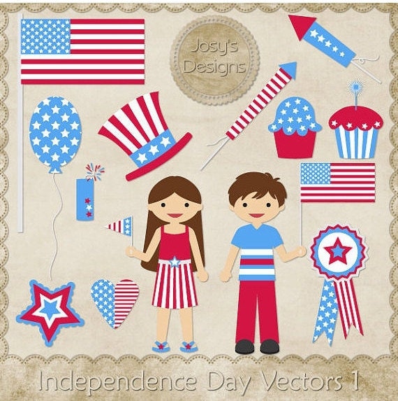 Independence Day Layered Templates