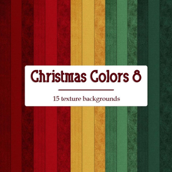 Christmas Colors 8 | Texture Pattern Backgrounds | Digital Designer Resource