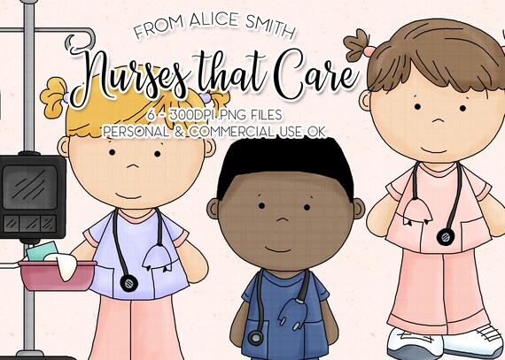 Commercial Use Clip Art Graphics | Nurses that Care | Alice Smith