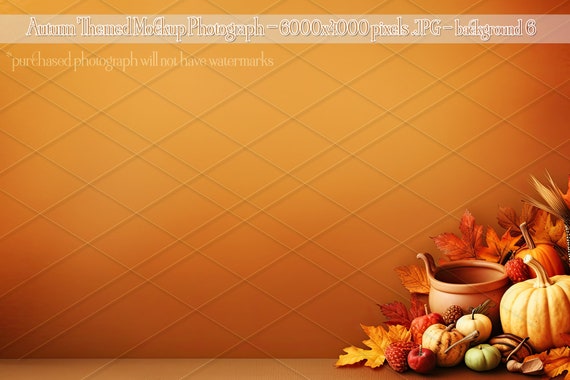 Autumn Stock Photo Background | Background Mockup | Copyspace Mockup | Fall Season Mockup | Product Mockup | Thanksgiving Mockup | Photo