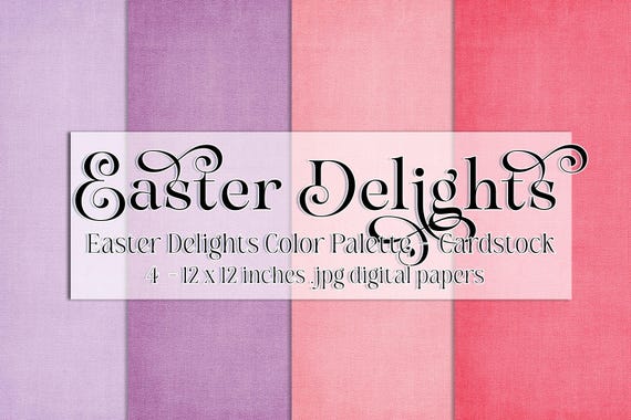 Easter Paper | Easter Scrapbook Paper | Digital Scrapbook Paper | Easter Cardstock | Cardstock Texture | Easter Colors | Spring Scrapbook