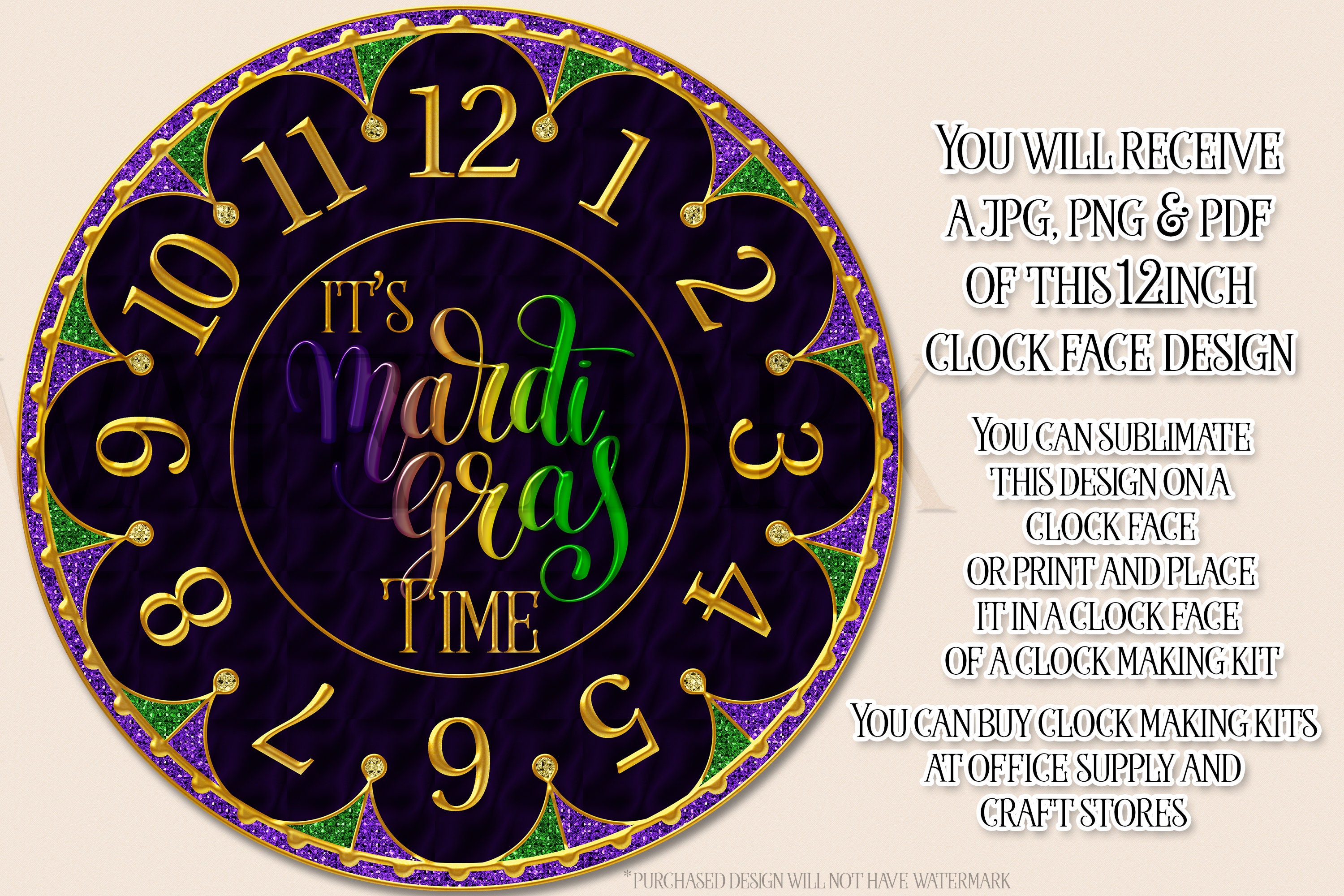 20 minute mardi gras timer