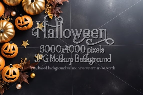 Halloween Mockup | Background Mockup | Stock Photo Mockup | Halloween Top View Table Mockup | Product Mockup | Halloween Background | b35