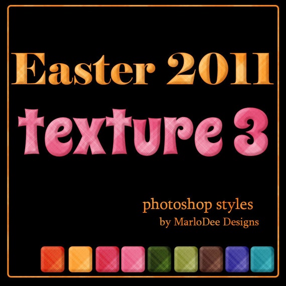 CLEARANCE - Photoshop Styles | Easter 2011 Texture 3 | Digital Designer Tool