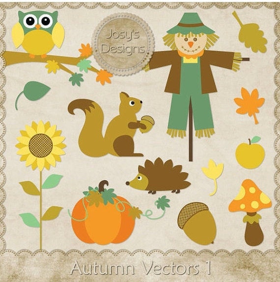 Autumn Season Vector Graphics