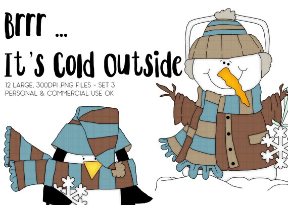 Brrr It's Cold Outside Clip Art