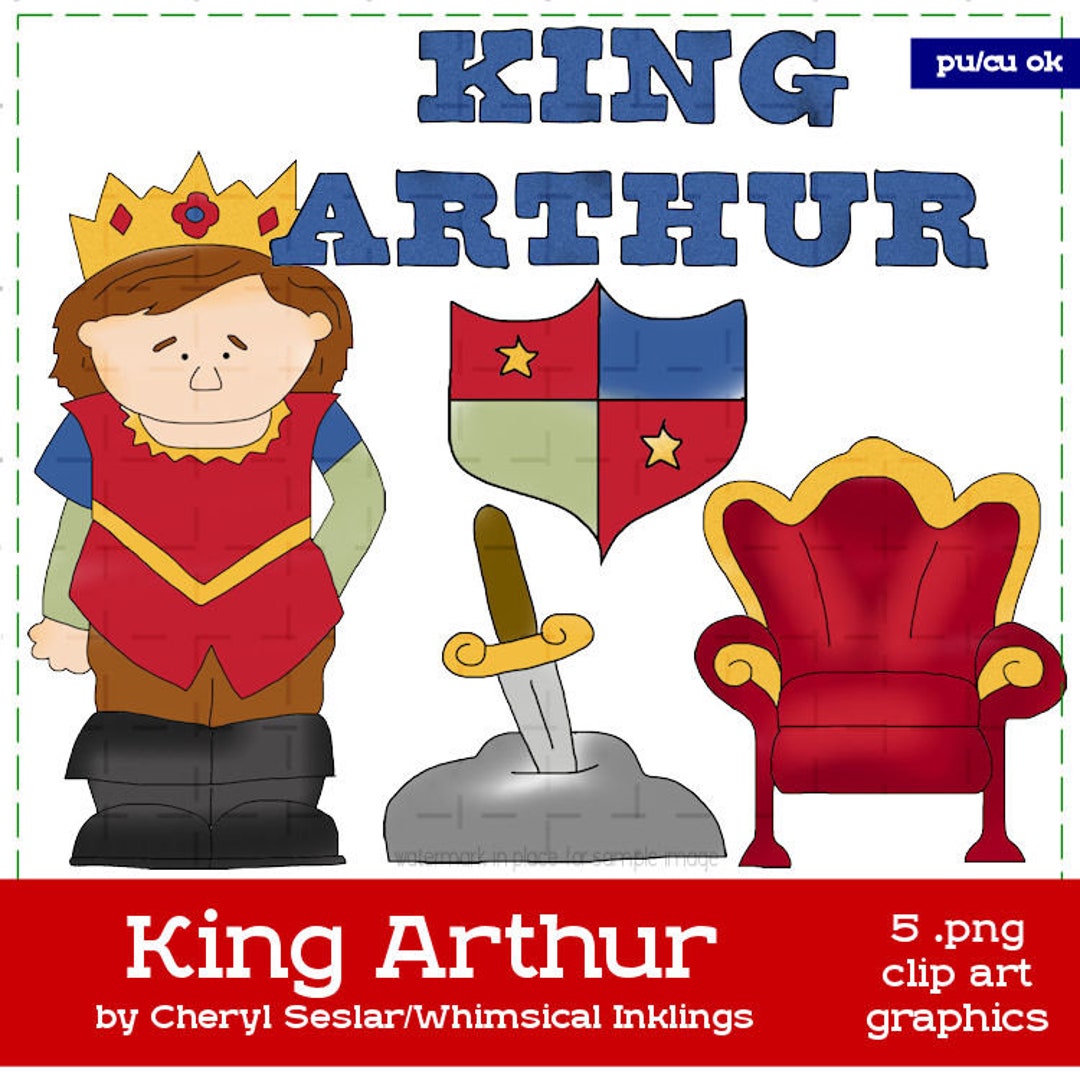 King Arthur Clip Art - Etsy Australia