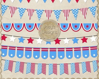 Independence Day Banners Vector Graphics