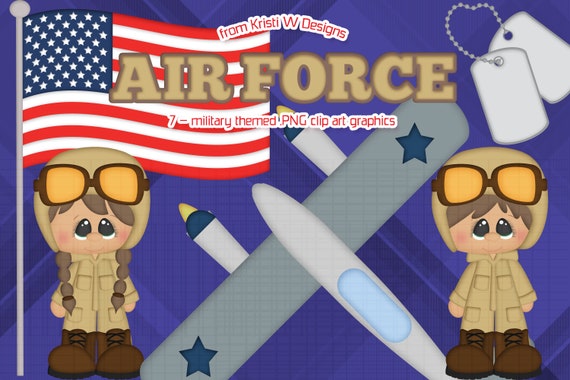 Air Force | Clipart Graphics from Kristi W Designs