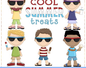 Cool Summer Treats - Commercial Use Clip Art by Alice Smith