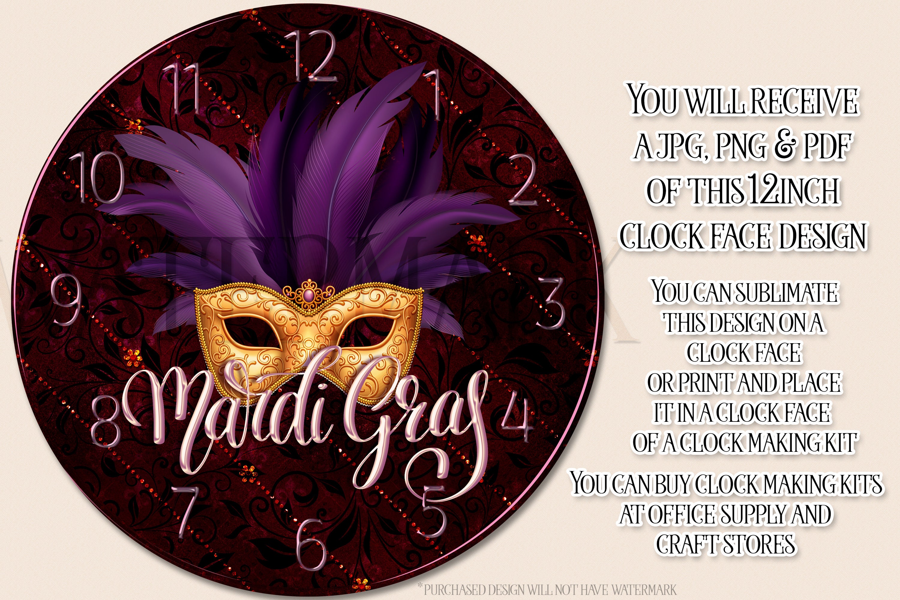 15 minute mardi gras timer