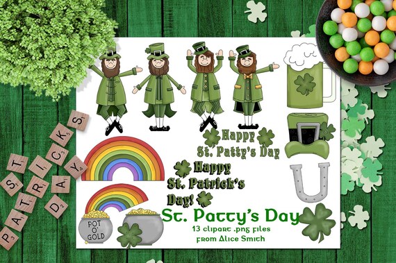 CLEARANCE - St. Patty's Day Clip Art by Alice Smith