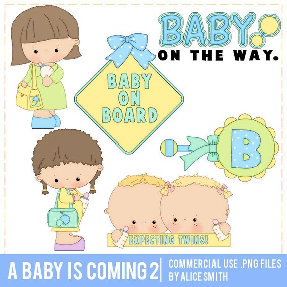 A Baby is Coming Clip Art, Pregnant, Expecting Mother Clipart, Mother's Day Graphics, Sublimation Baby PNG, Sublimation Mother's Day