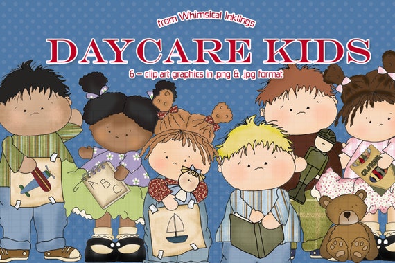 Daycare Kids - Clipart from Whimsical Inklings