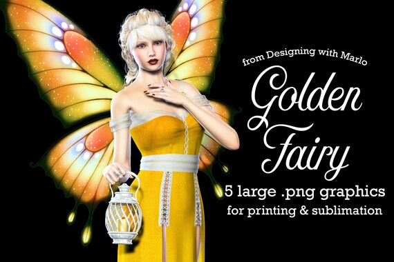 Golden Fairy, 3D poser graphics, poser tubes, psp tubes, fantasy graphics, sublimation fantasy, png graphic, illustration, clipart