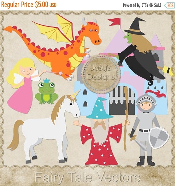 50% Off Sale Fairytale Layered Templates