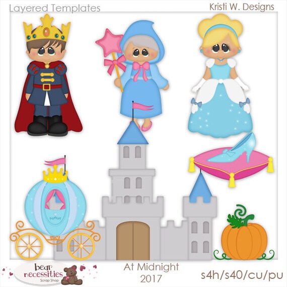 At Midnight - Fairytale - Layered Templates by Kristi W Designs