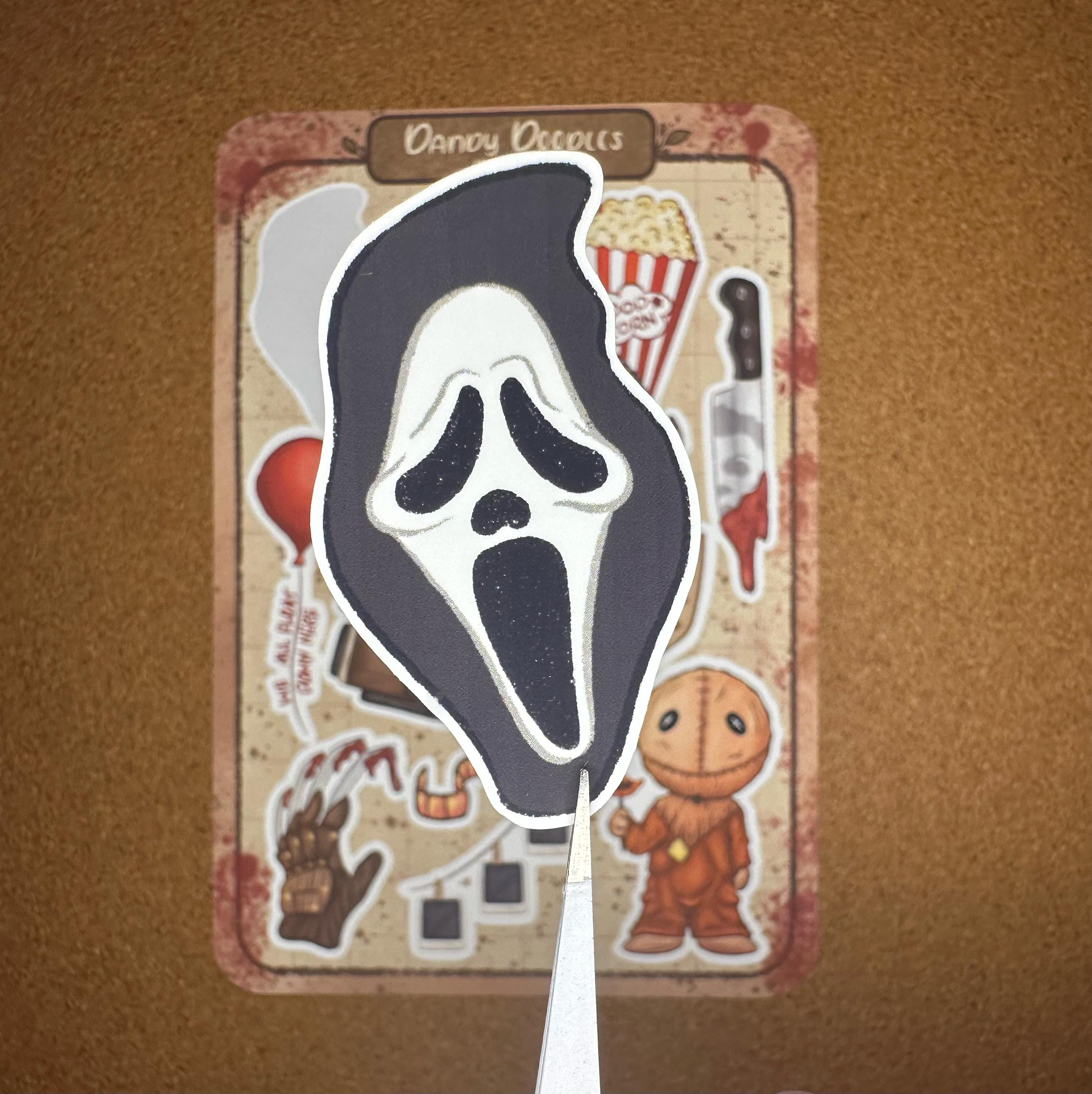 Kid Slasher Sticker Doodle Sheet : the Horrors | Sticker Sheet, Planner Stickers, Slasher ...