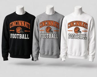 Cincinnati Unisex Sweatshirt - NFL-inspirerad klädsel - Who Dey Gear