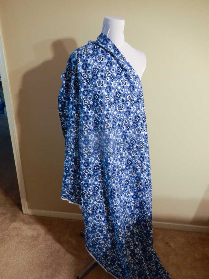 Blue bandana quilting fabric