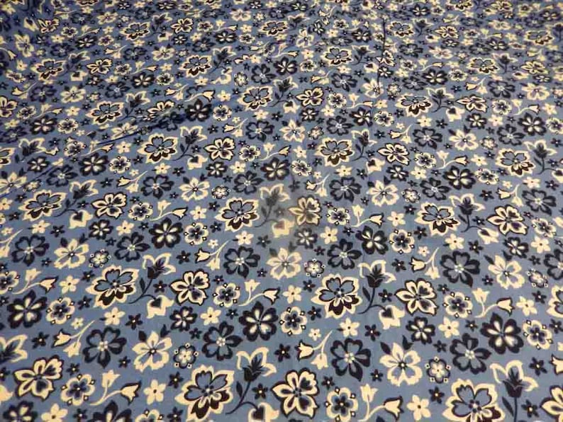 Blue bandana quilting fabric