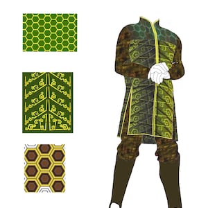 Ronin Leafman tunic and pants ensemble | made to order cosplay