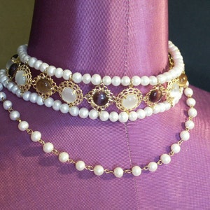Renaissance pearl choker