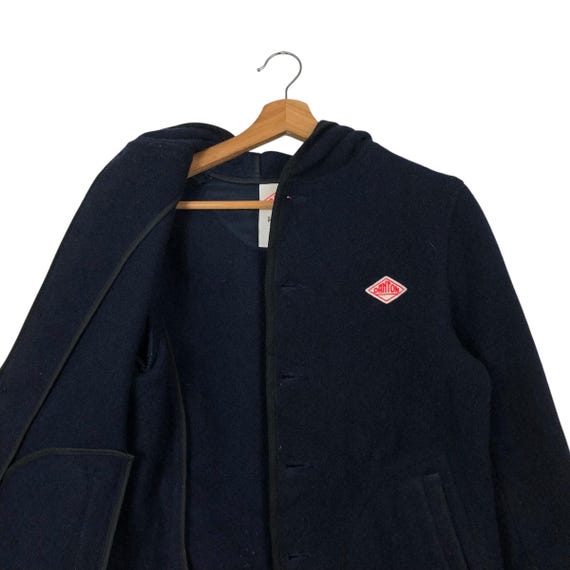 Vintage Danton Wool Hooded Jacket, Cropped Workwe… - image 8