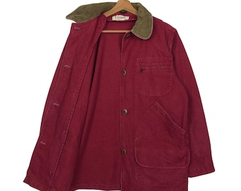 PICK!!! Vintage Chore Jacket L.L.Bean Freeport Maine Duck Canvas