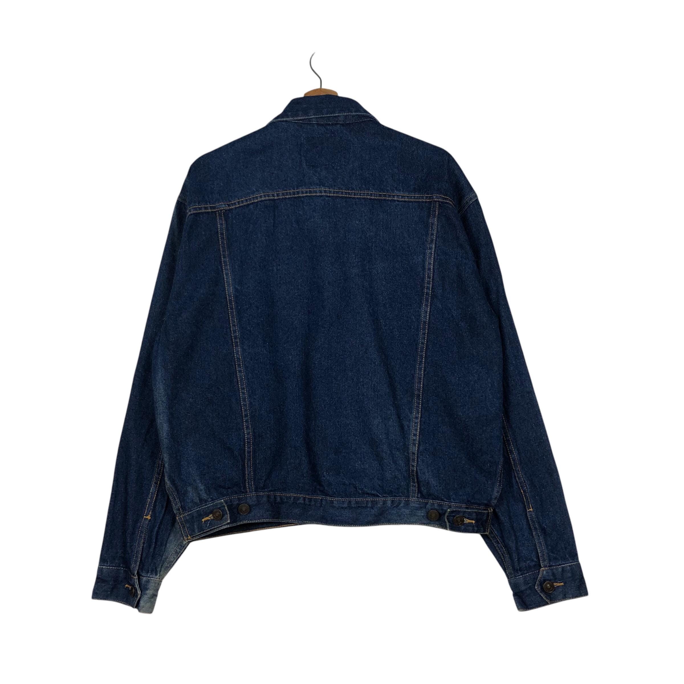 Vintage Trucker Denim Biker Jacket Nepuca Type 3 Design - Etsy
