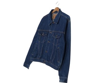 Vintage Trucker Denim Biker Jacket Nepuca Type 3 Design - Etsy