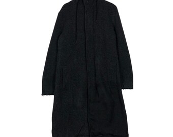 Yohji Yamamoto Wool Shawl Collar Long Coat - Y'S - Made in