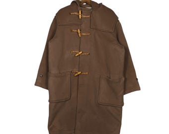 Vintage Wool Duffle Jacket Herringbone Gloverall England - Etsy