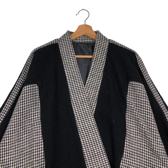 Two-Tone Cropped Bomber Jacket: Japanese Inspired… - image 3