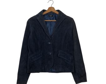 PICK!!! Vintage Archieve Cropped Leather Pig Skins November Steps Japan Double Breast