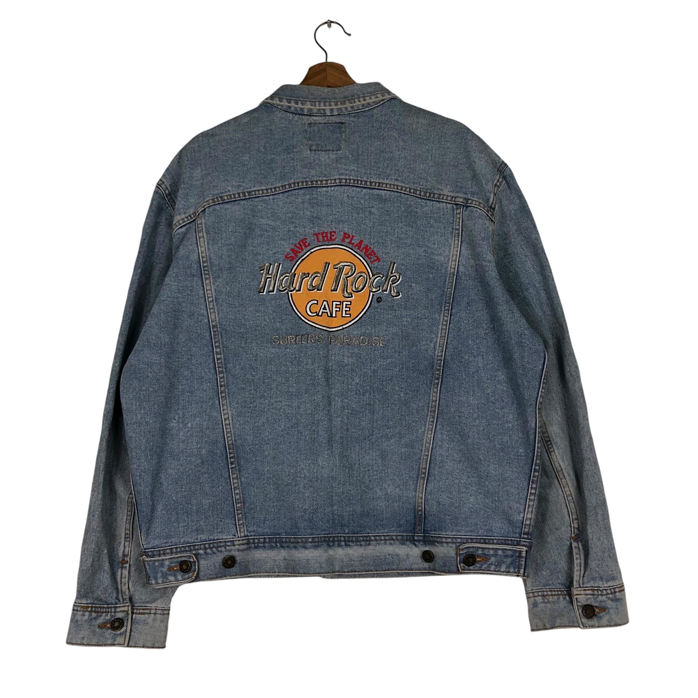 hard rock cafeデニムジャケット L】Hard Rock CAFE ハードロック 