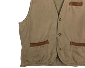 Gilet Orvis Vintage Utilitaire Homme Petit Vert – Pêches Et Chasse Avec Poches Multiples