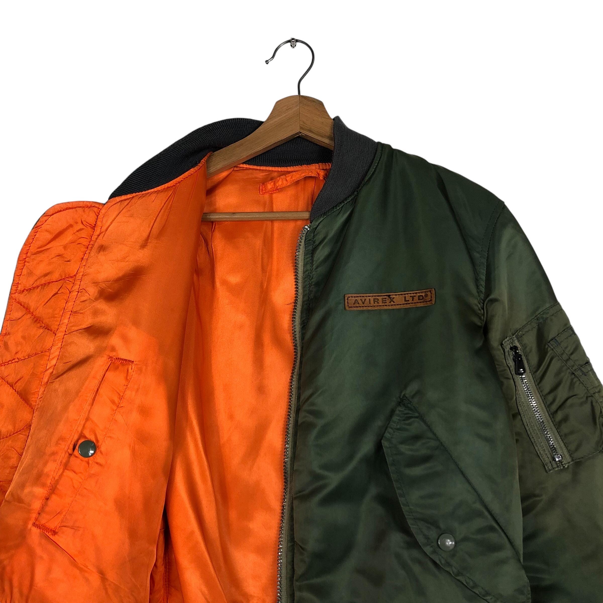 希少 80s AVIREX reversible MA-1 Jacket Rare Vintage Avirex MA-1 Reversible Jacket - Etsy Finland