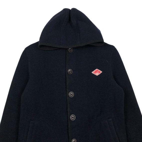 Vintage Danton Wool Hooded Jacket, Cropped Workwe… - image 3