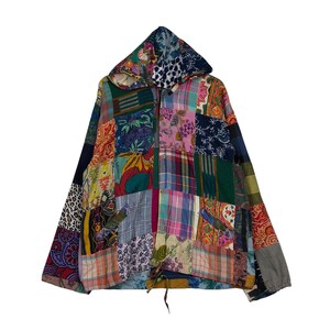 PICK!!! Vintage Patch Work Jacket Hoodie Eija Inspire Kapital Japanese Brand