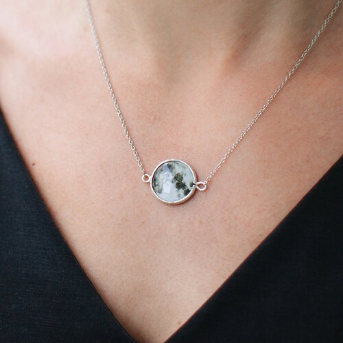 Custom Moon Phase Necklace Birth Moon 