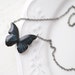 Black Butterfly necklace, Butterfly jewelry, Black Butterfly pendant necklace, Butterfly wings necklace for women, Butterfly gift for women 